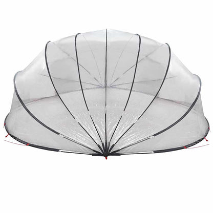 Pool-Dome Transparent 592 x 590 x 275 cm PVC