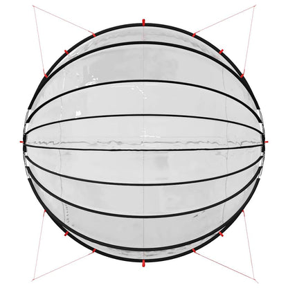 Pool-Dome Transparent 592 x 590 x 275 cm PVC