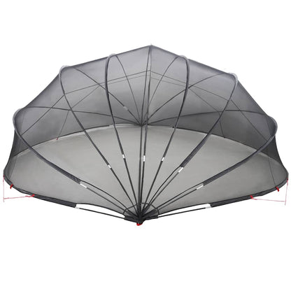 Pool-Dome Schwarz 592 x 590 x 275 cm