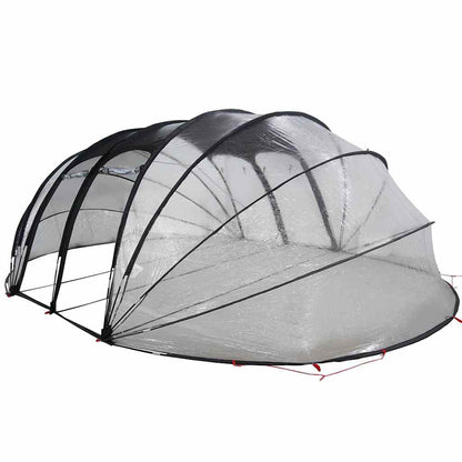 Poolzelt Kuppel Transparent 538 x 440 x 204 cm PVC
