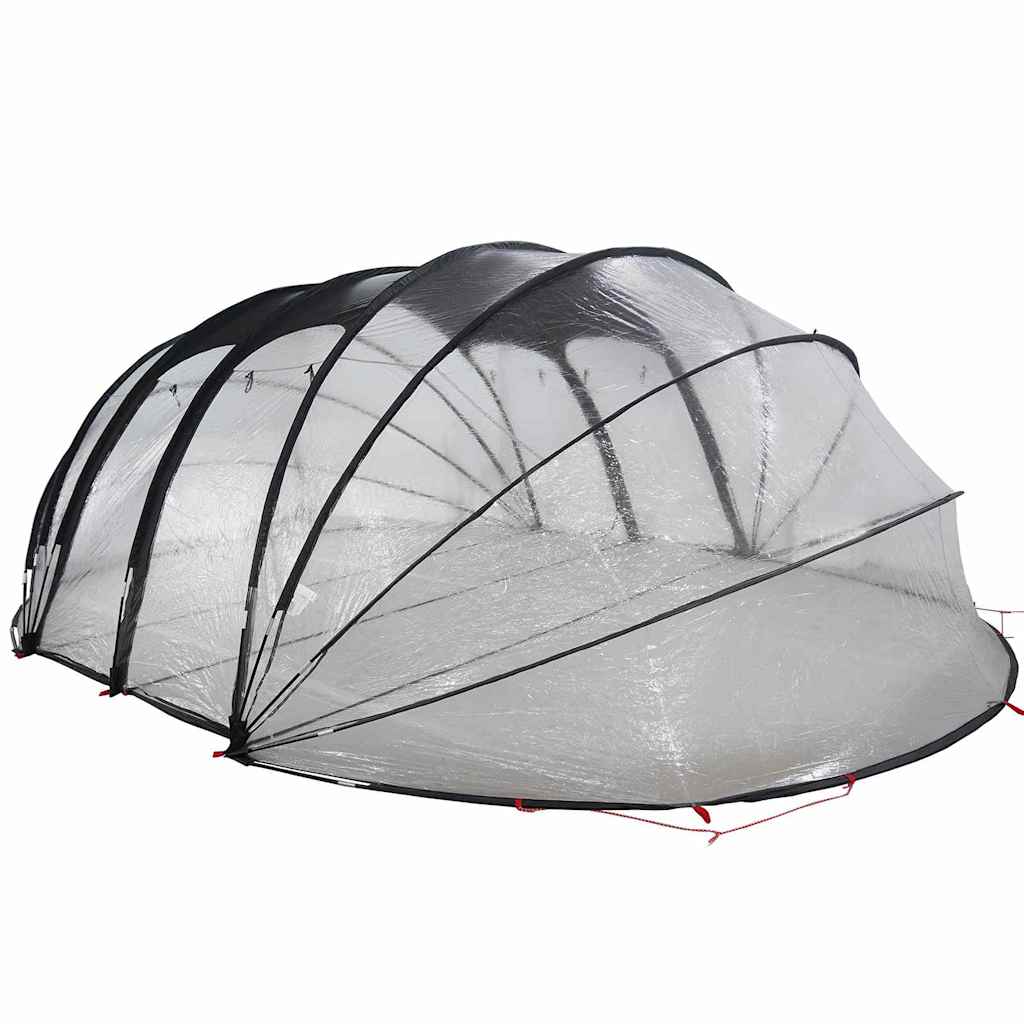 Poolzelt Kuppel Transparent 538 x 440 x 204 cm PVC