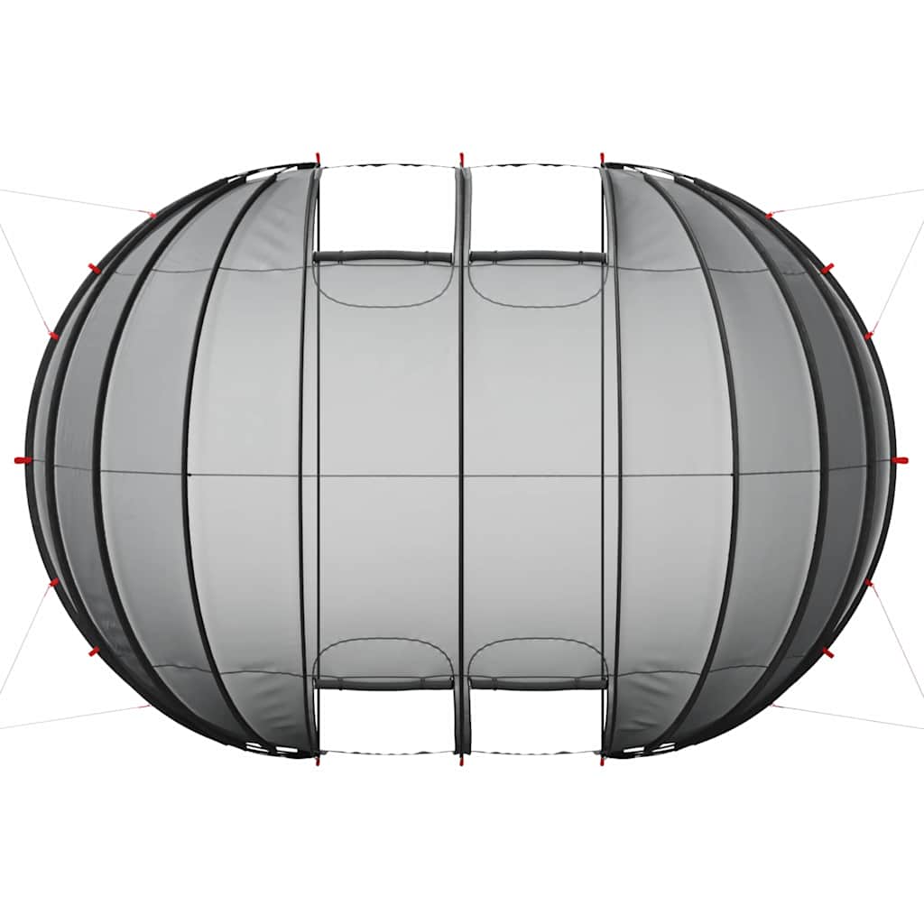 Poolzelt Kuppel Transparent 538 x 440 x 204 cm