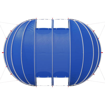 Poolzelt Kuppel Blau 640 x 432 x 205 cm