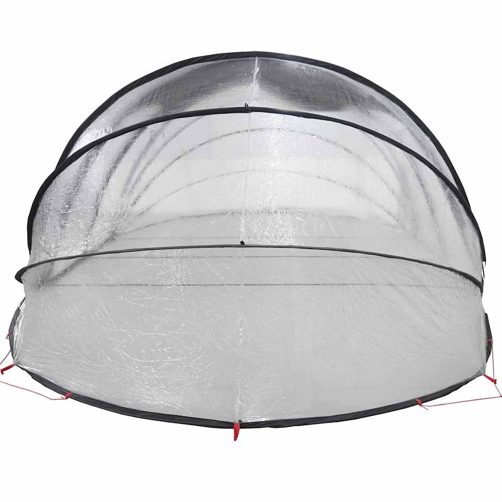 Poolzelt Kuppel Transparent 640 x 432 x 205 cm PVC