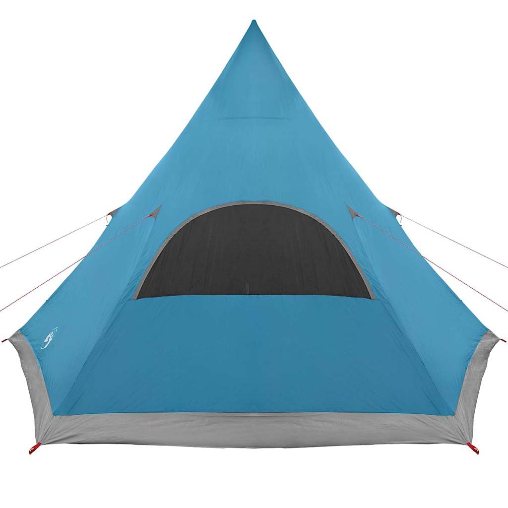 Teepee Zelt mit Dach mit Speicher Blau 545 x 450 x 295 cm