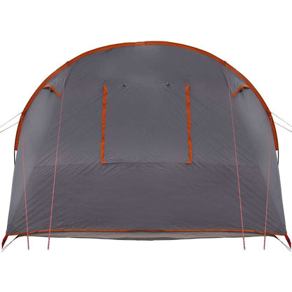 Tunnelzelt mit Dach Grau und Orange 740 x 370 x 220 cm