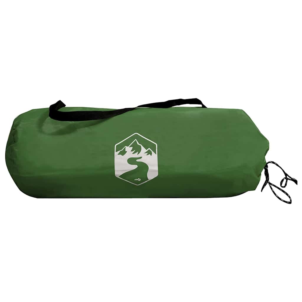 Tunnelzelt mit Dach Grün und Weiß 328 x 228 x 115 cm