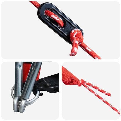 Tunnelzelt mit Dach Blau und Grau 328 x 228 x 115 cm