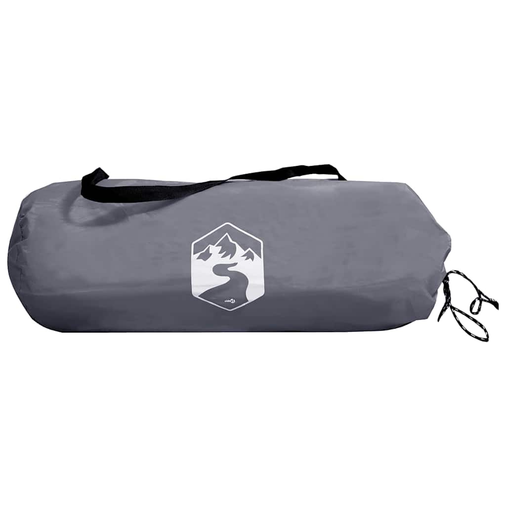 Tunnelzelt mit Dach Grau und Orange 318 x 275 x 140 cm