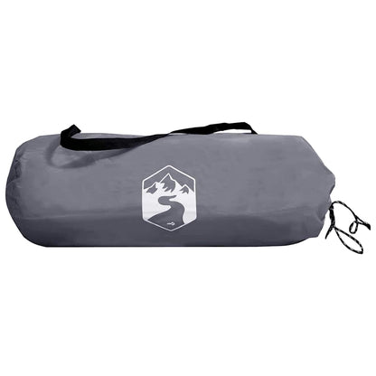 Tunnelzelt mit Dach Grau und Orange 318 x 275 x 140 cm