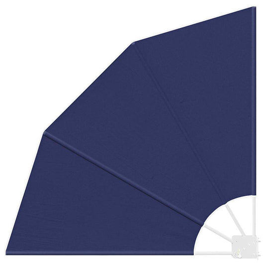 Balkon Sichtschutz Marineblau 115 x 115 cm Stoff