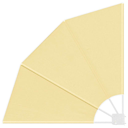 Balkon Sichtschutz Sandfarbe 115 x 115 cm Stoff