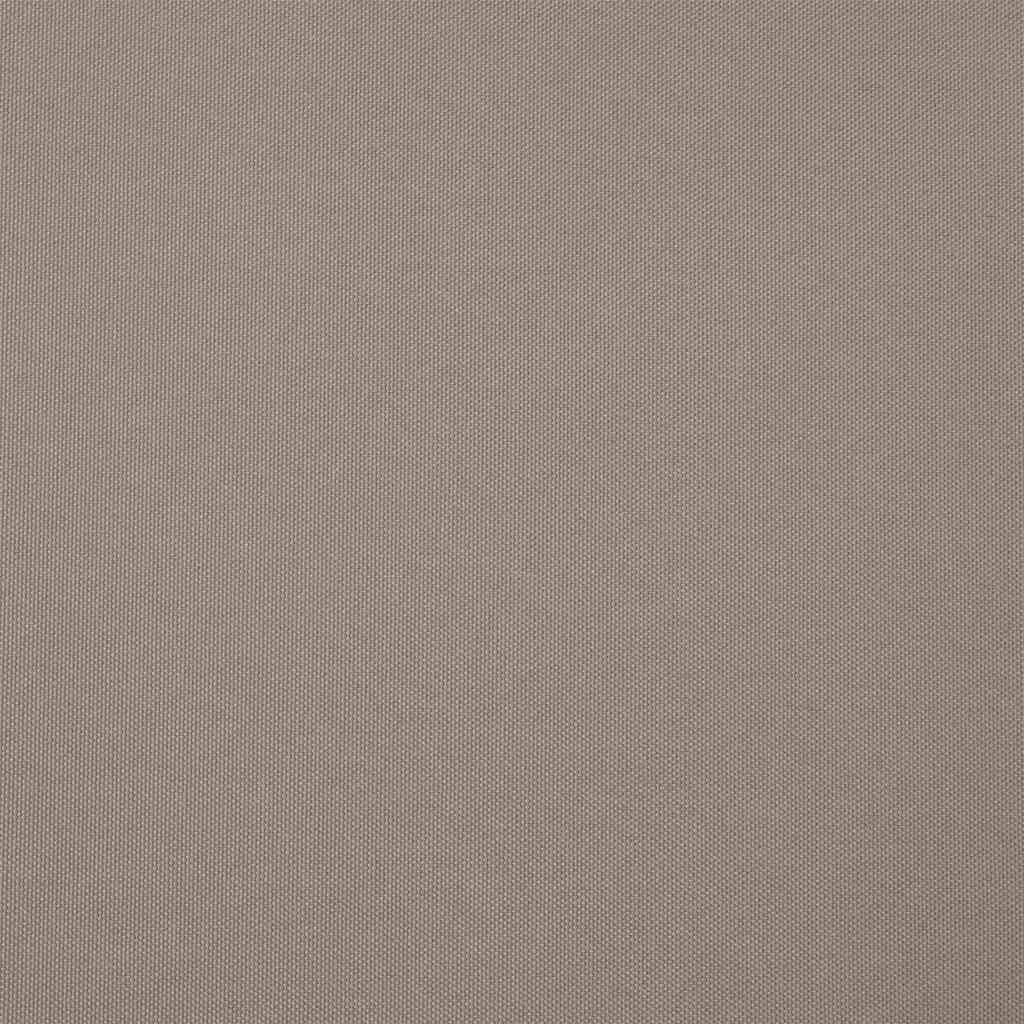 Balkon Sichtschutz Taupe 160 x 160 cm Stoff
