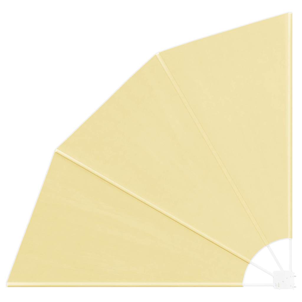 Balkon Sichtschutz Sandfarbe 160 x 160 cm Stoff