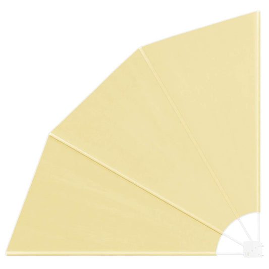 Balkon Sichtschutz Sandfarbe 160 x 160 cm Stoff