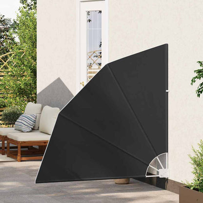 Balkon Sichtschutz Anthrazit 140 x 140 cm Stoff