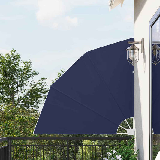 Balkon Sichtschutz Marineblau 140 x 140 cm Stoff