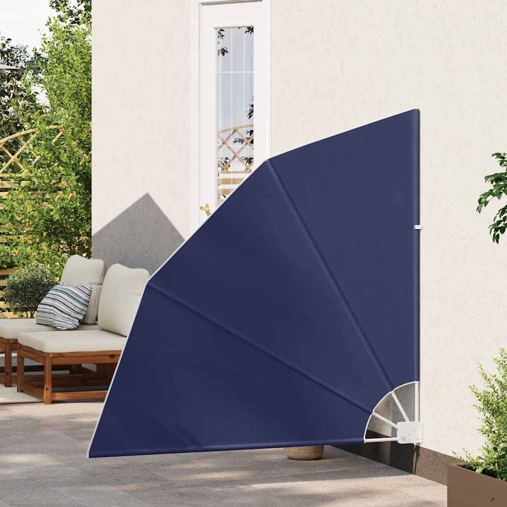 Balkon Sichtschutz Marineblau 140 x 140 cm Stoff