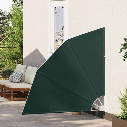 Balkon Sichtschutz Dunkelgrün 140 x 140 cm Stoff