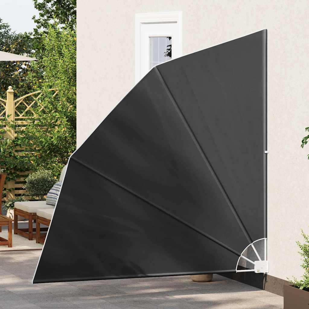 Balkon Sichtschutz Anthrazit 210 x 210 cm Stoff