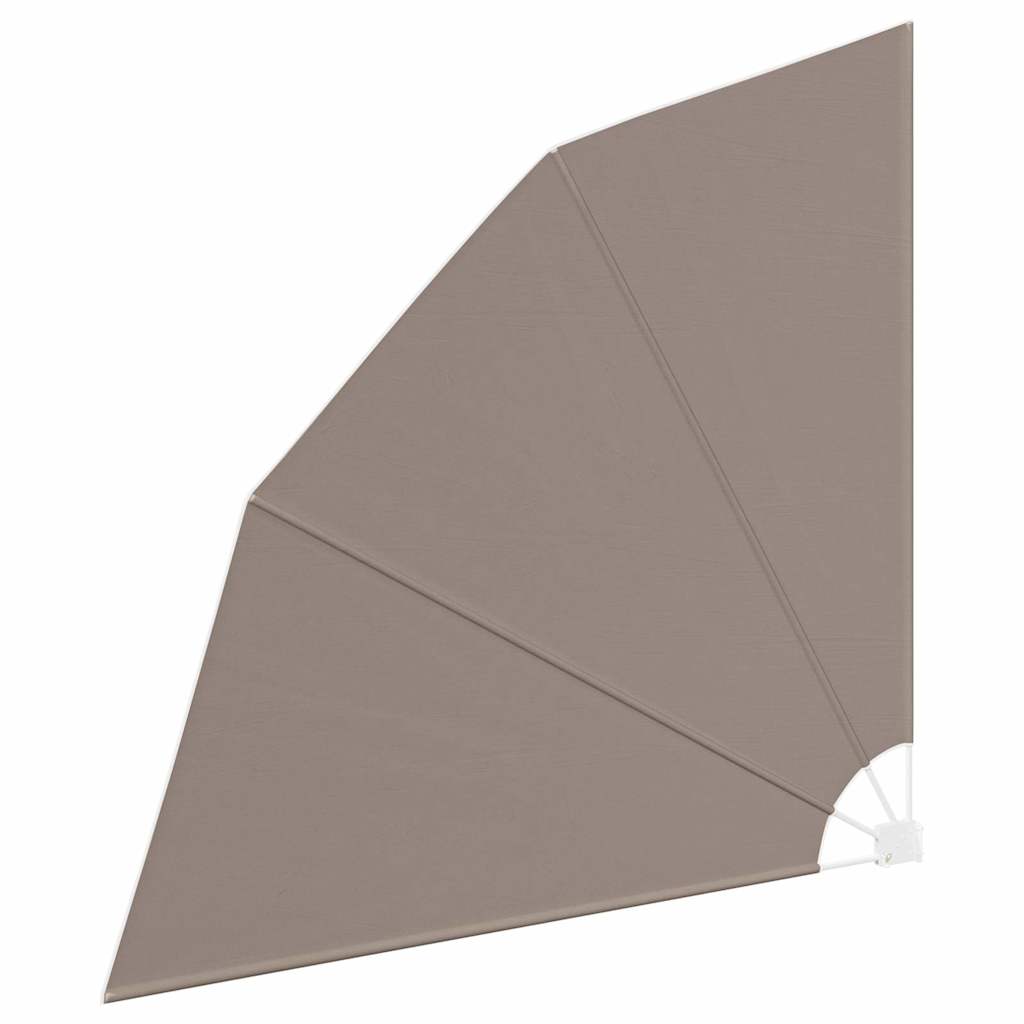 Balkon Sichtschutz Taupe 210 x 210 cm Stoff