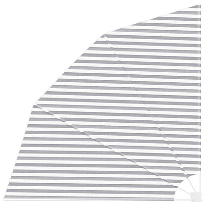 Balkon Sichtschutz Anthrazit und Weiß 210 x 210 cm Stoff