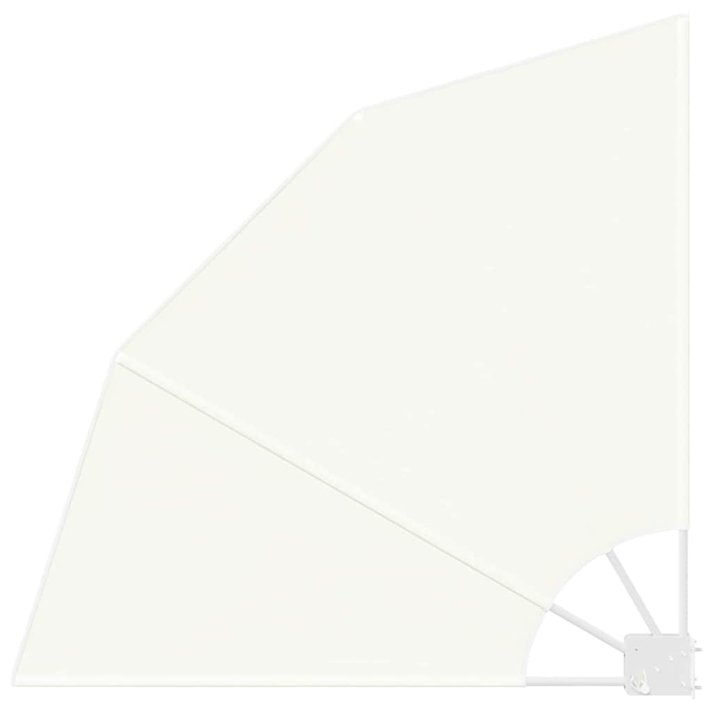 Balkon Sichtschutz Creme 115 x 115 cm Stoff