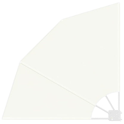 Balkon Sichtschutz Creme 115 x 115 cm Stoff