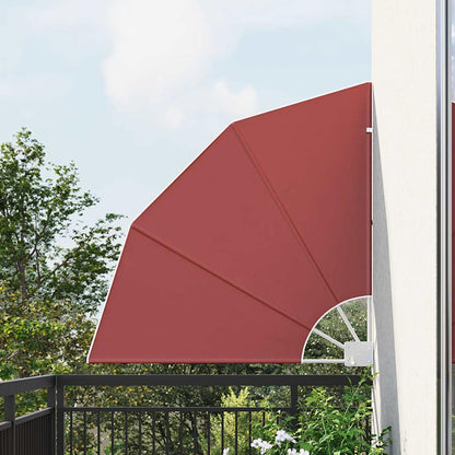 Balkon Sichtschutz Terrakotta 115 x 115 cm Stoff