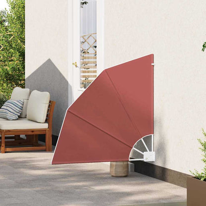 Balkon Sichtschutz Terrakotta 115 x 115 cm Stoff