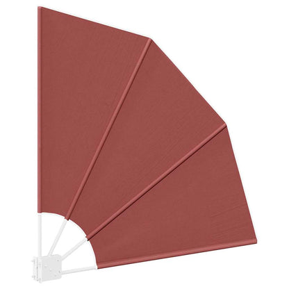 Balkon Sichtschutz Terrakotta 115 x 115 cm Stoff