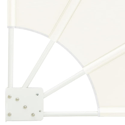 Balkon Sichtschutz Creme 160 x 160 cm Stoff