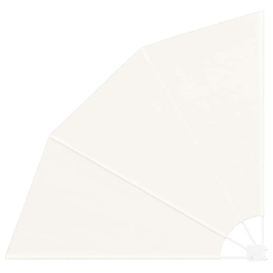 Balkon Sichtschutz Creme 160 x 160 cm Stoff