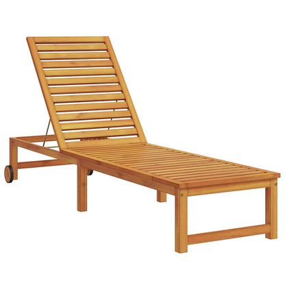 Sonnenliege 3 pcs Braun 35 x 35 x 34cm Massivholz Akazie