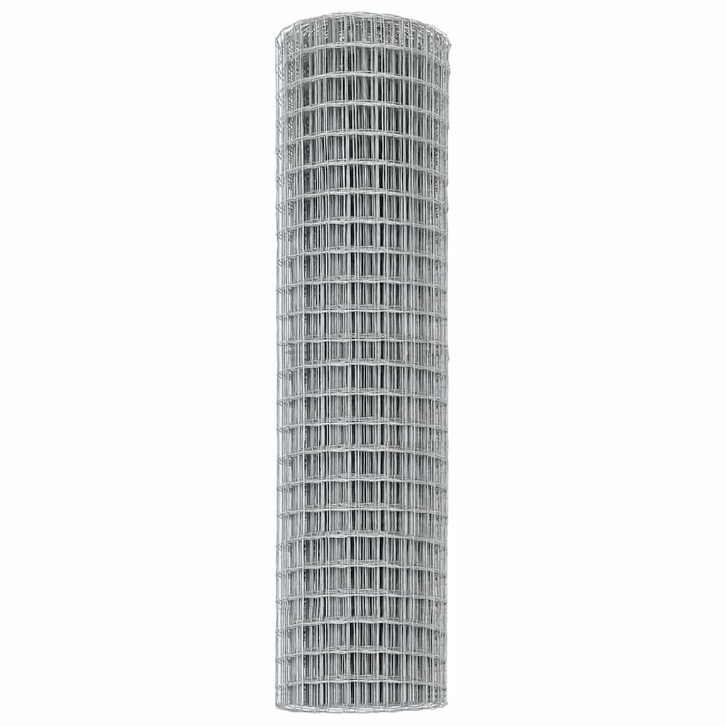 Eurozaun Silber 1 x 10 m Feuerverzinktes Eisen