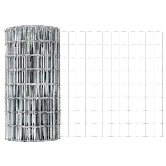 Eurozaun Silber 0,4 x 10 m Feuerverzinktes Eisen