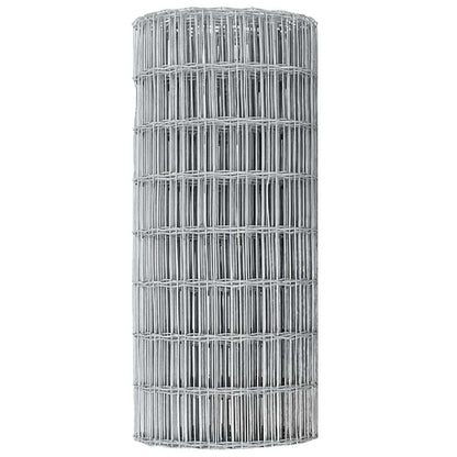 Eurozaun Silber 0,4 x 10 m Feuerverzinktes Eisen