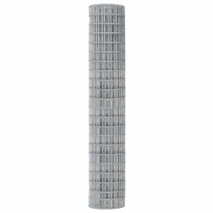 Eurozaun Silber 1.5 x 10 m Feuerverzinktes Eisen