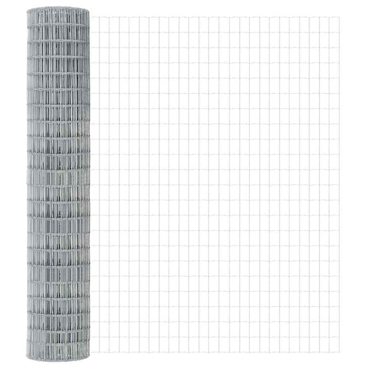 Eurozaun Silber 1,6 x 10 m Feuerverzinktes Eisen