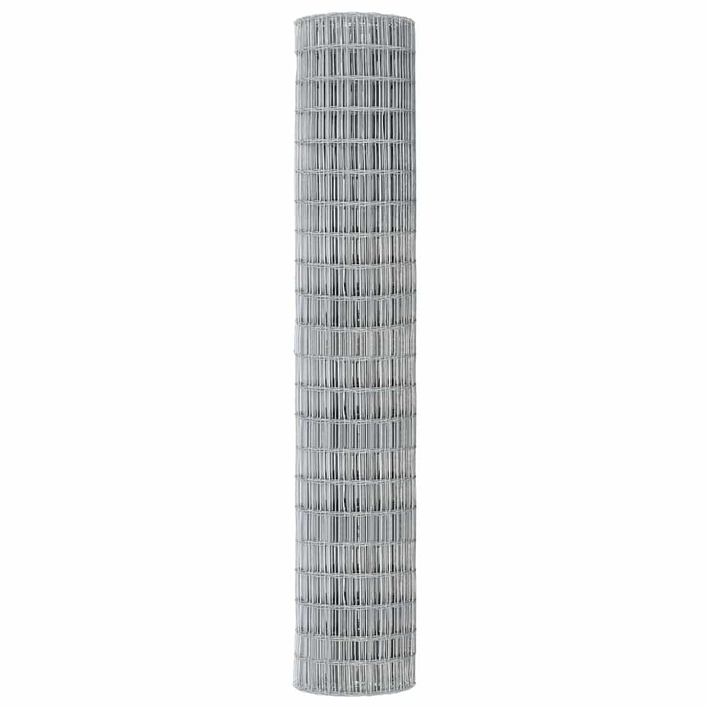 Eurozaun Silber 1,6 x 10 m Feuerverzinktes Eisen