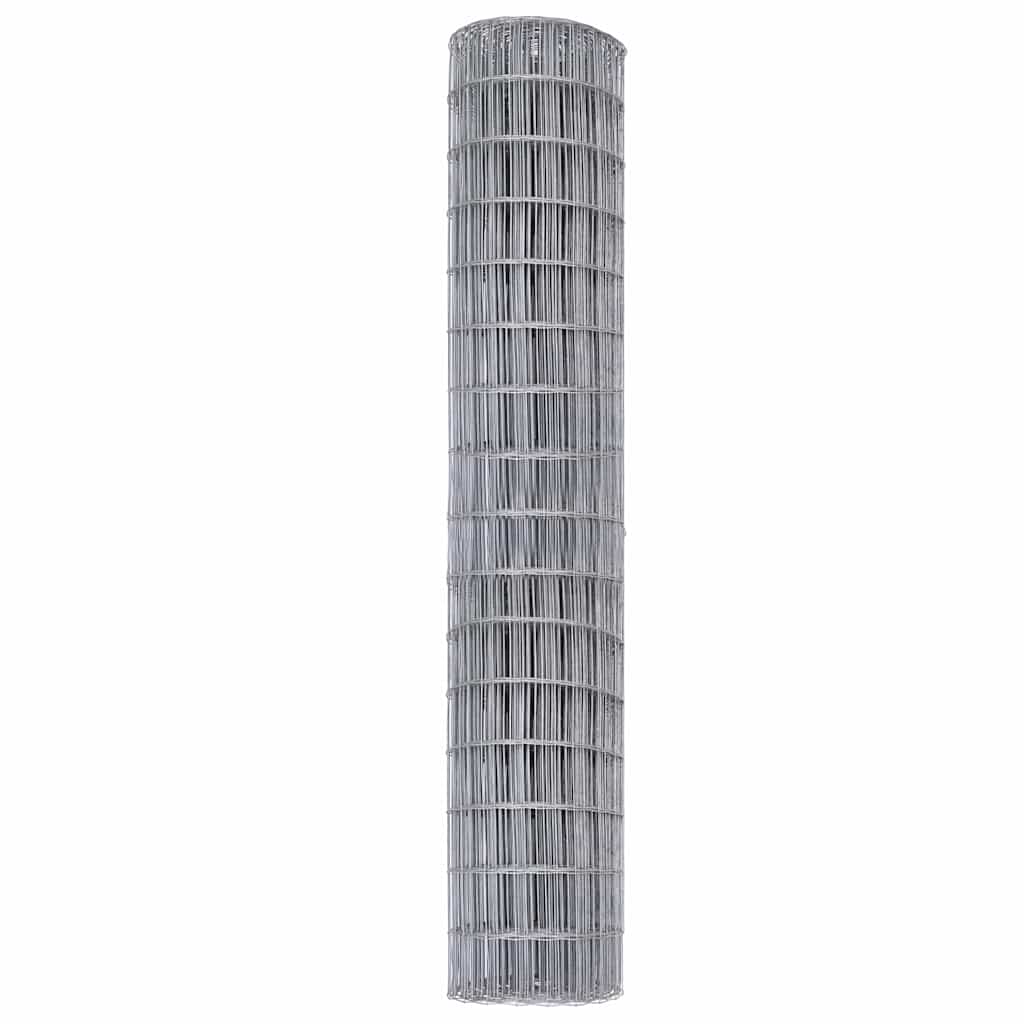 Eurozaun Silber 1.6 x 10 m Feuerverzinktes Eisen