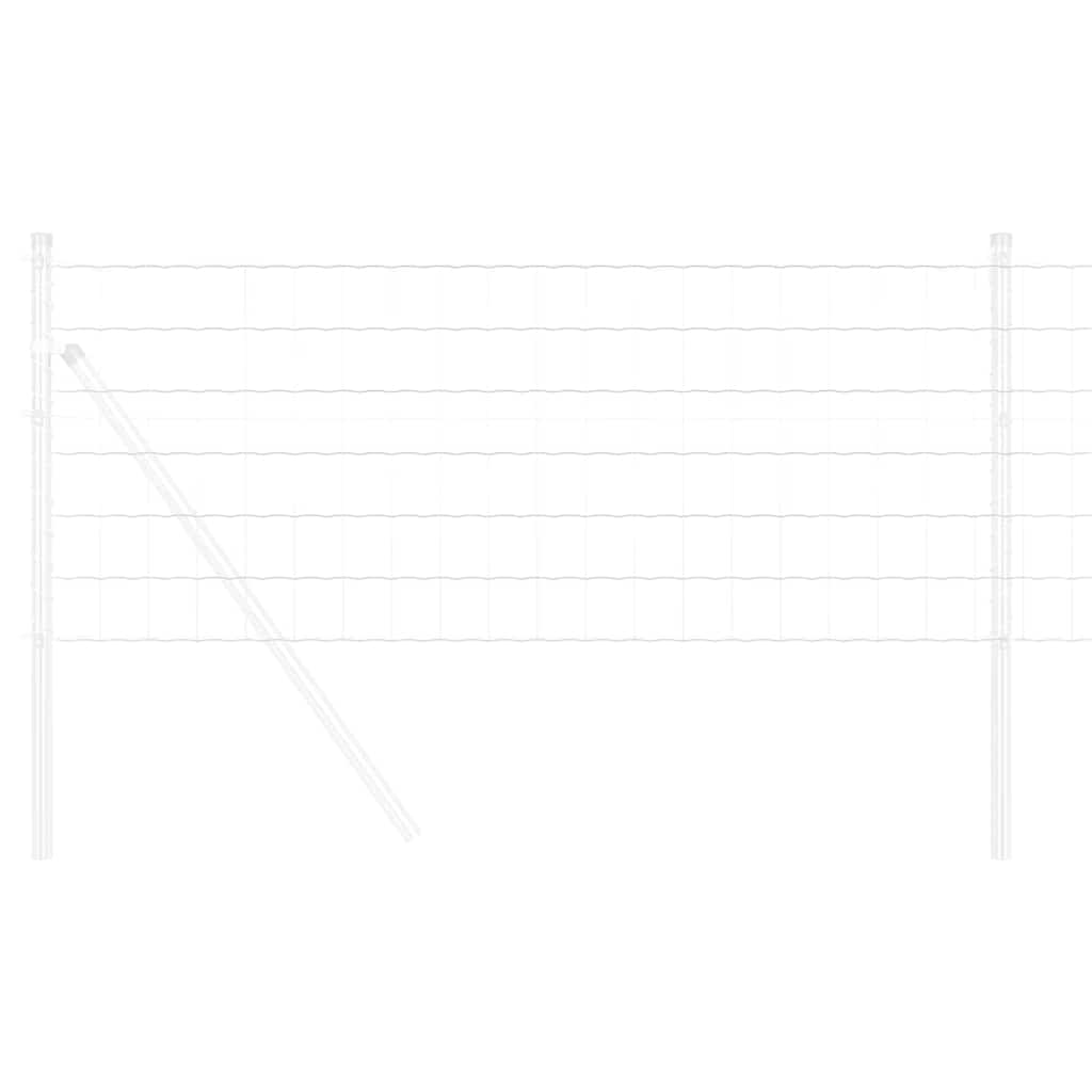 Eurozaun Silber 0.8 x 10 m Feuerverzinktes Eisen