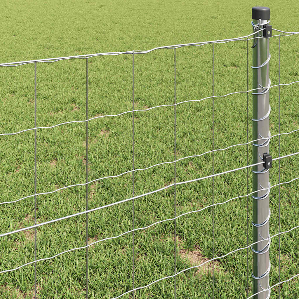 Eurozaun Silber 1,4 x 10 m Feuerverzinktes Eisen
