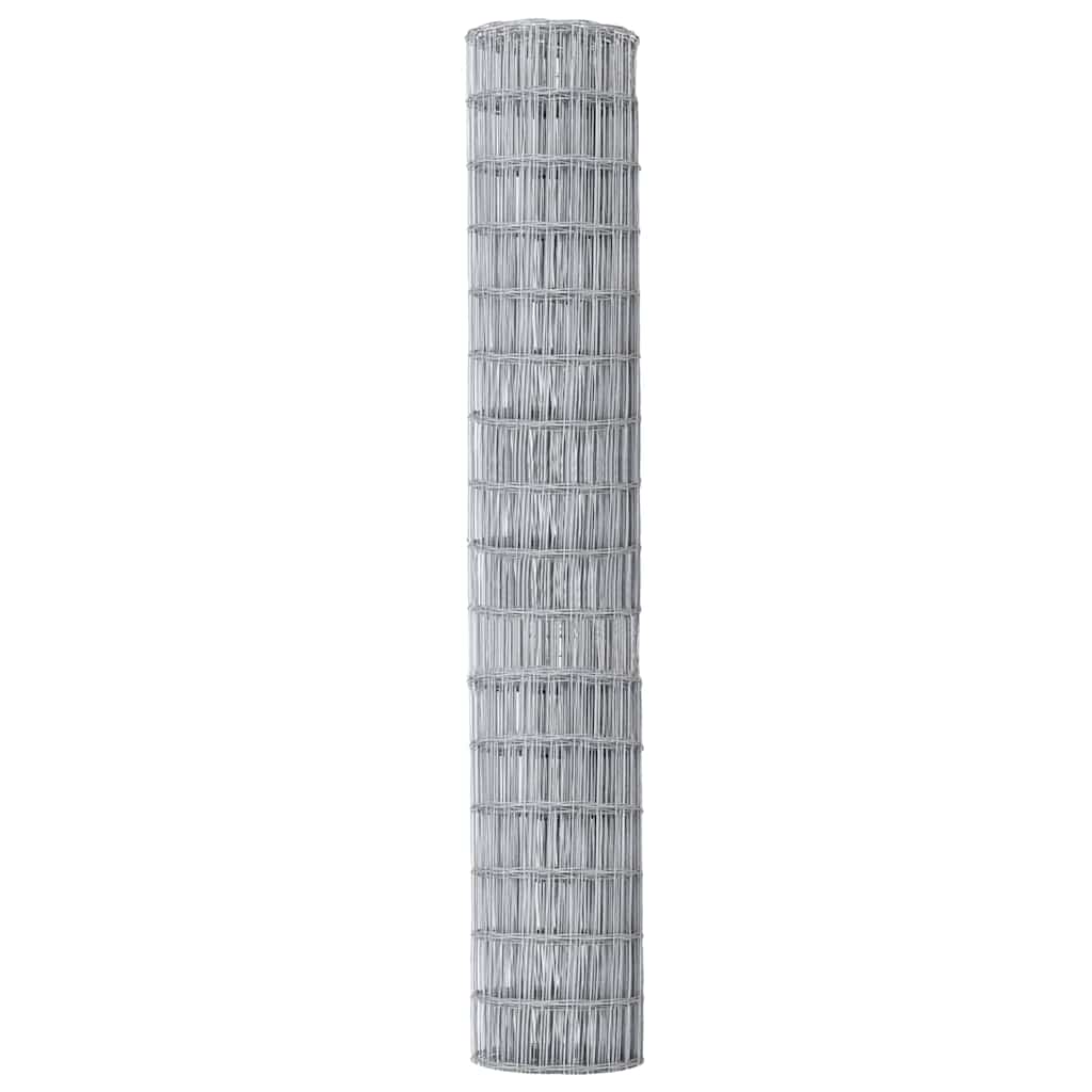Eurozaun Silber 1.6 x 10 m Feuerverzinktes Eisen