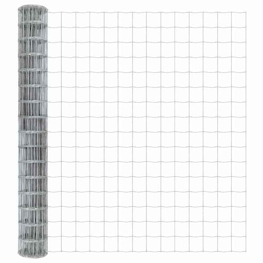 Eurozaun Silber 1.5 x 10 m Feuerverzinktes Eisen