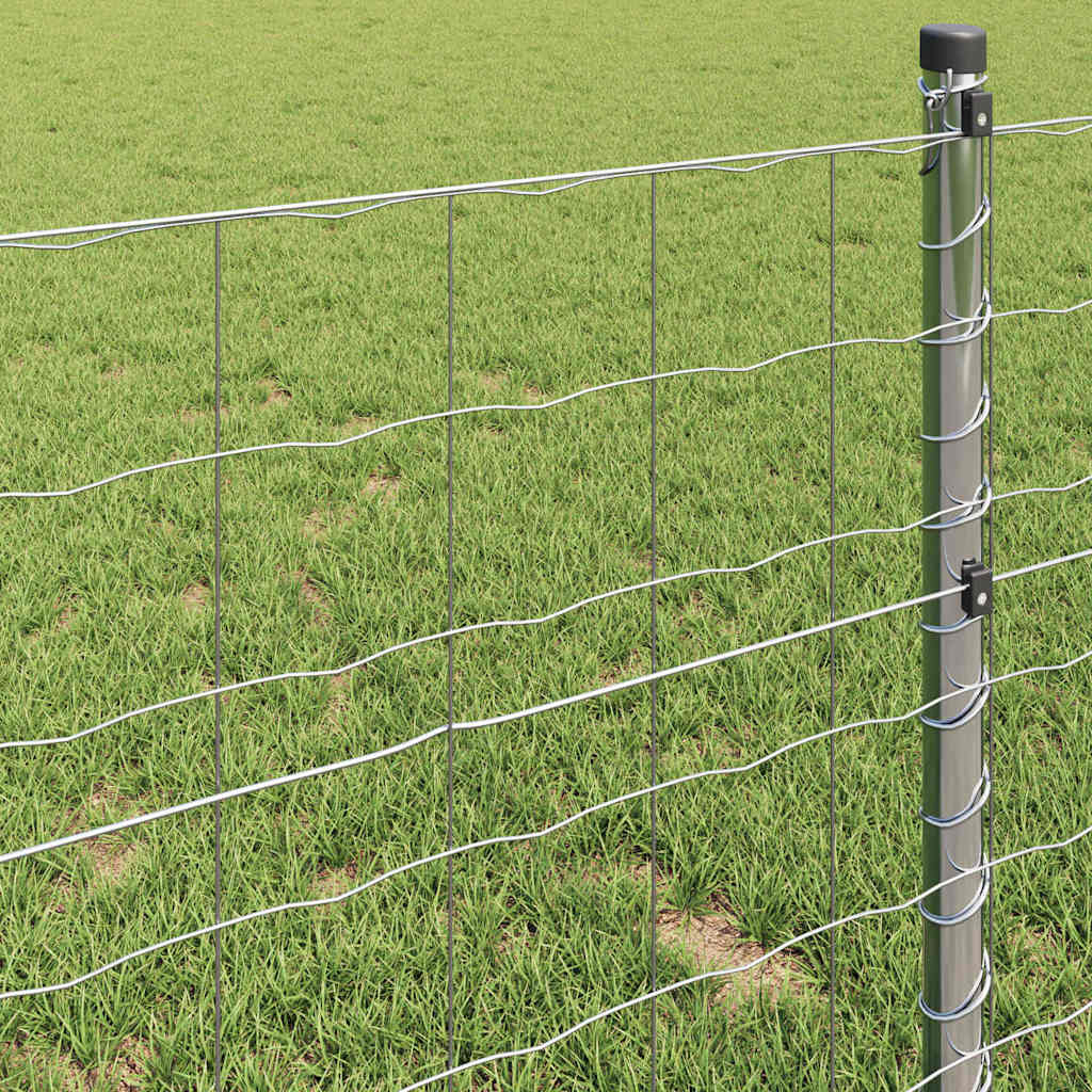 Eurozaun Silber 1,6 x 10 m Feuerverzinktes Eisen
