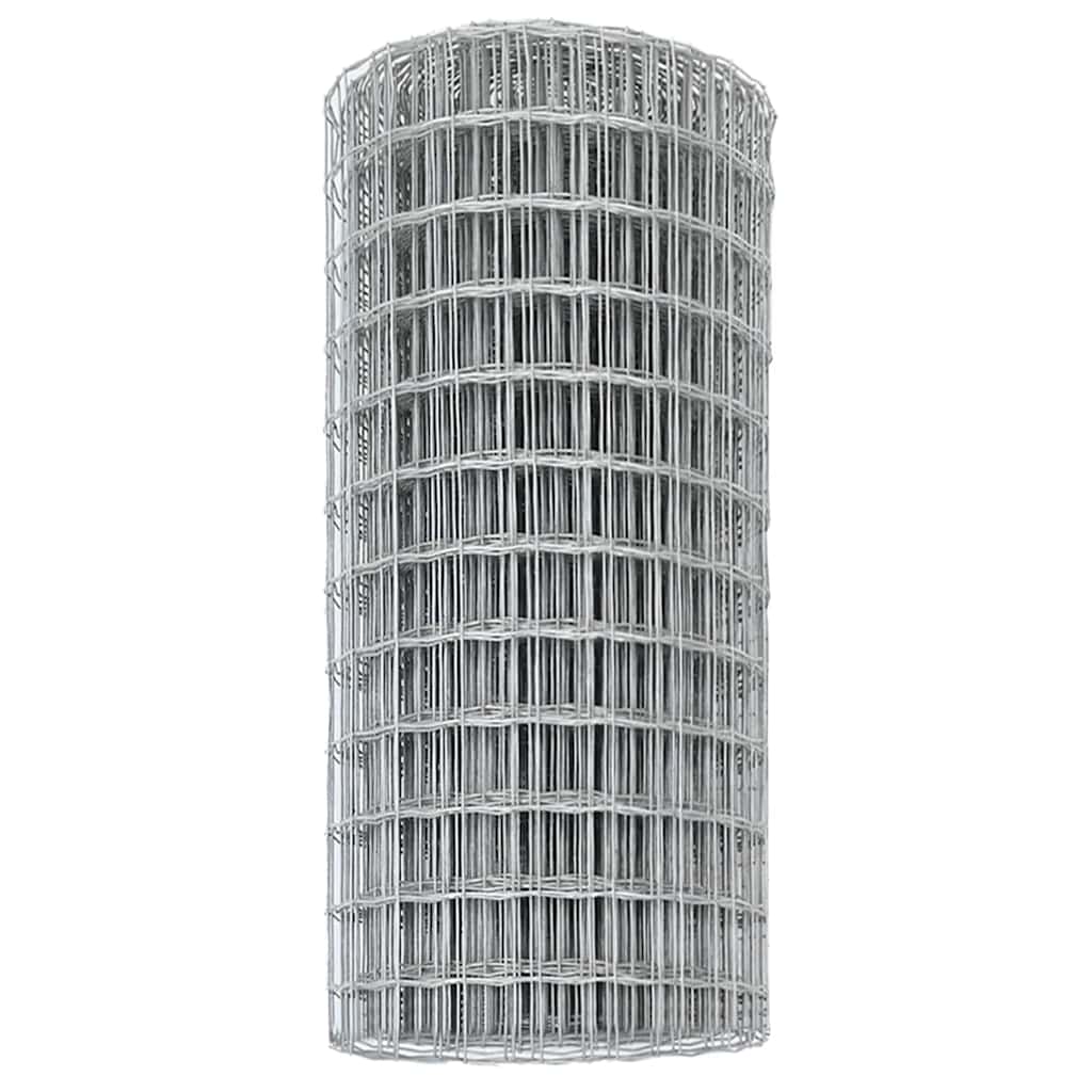 Eurozaun Silber 0,6 x 25 m Feuerverzinktes Eisen