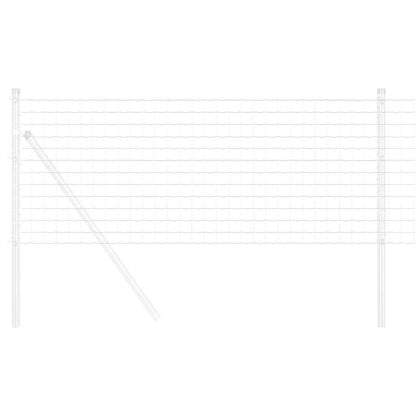 Eurozaun Silber 0,6 x 25 m Feuerverzinktes Eisen