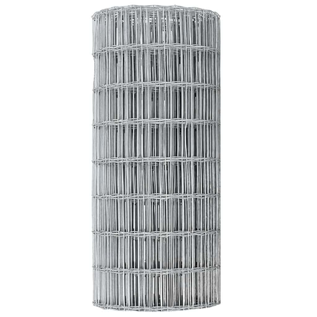 Eurozaun Silber 0,6 x 25 m Feuerverzinktes Eisen