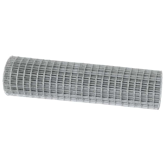 Eurozaun Silber 1 x 25 m Feuerverzinktes Eisen